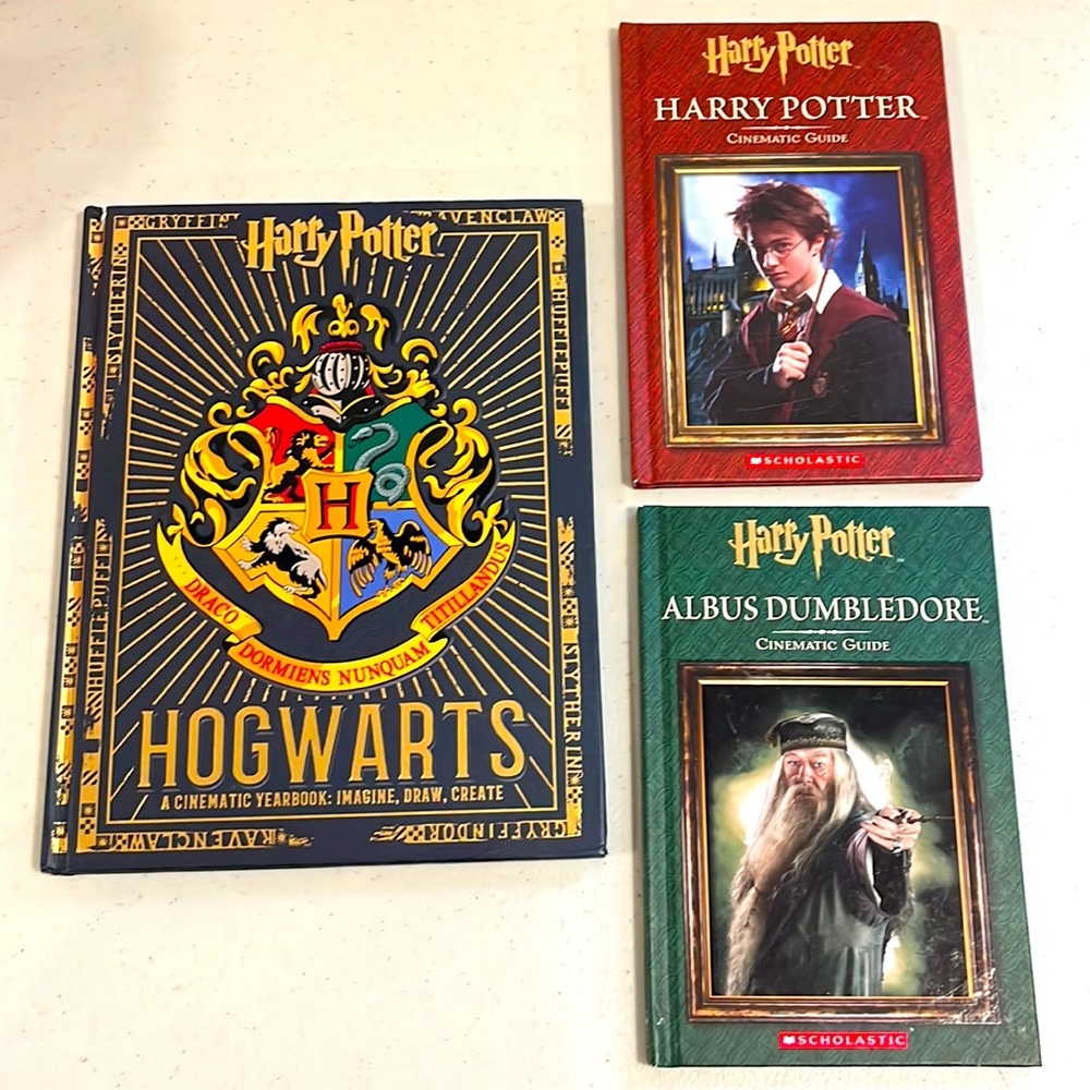 3 Hardcover Harry Potter Books
